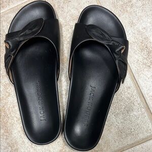 Jack Rogers Black Slide Sandals